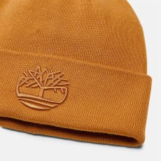 画像2: Timberland Tonal 3D Embroidery Beanie - Wheat (2)