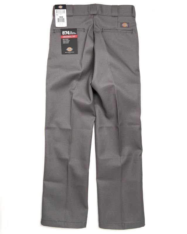 Dickies 874 Traditional Work Pants -VARIOUS SIZE - Gray / Silver