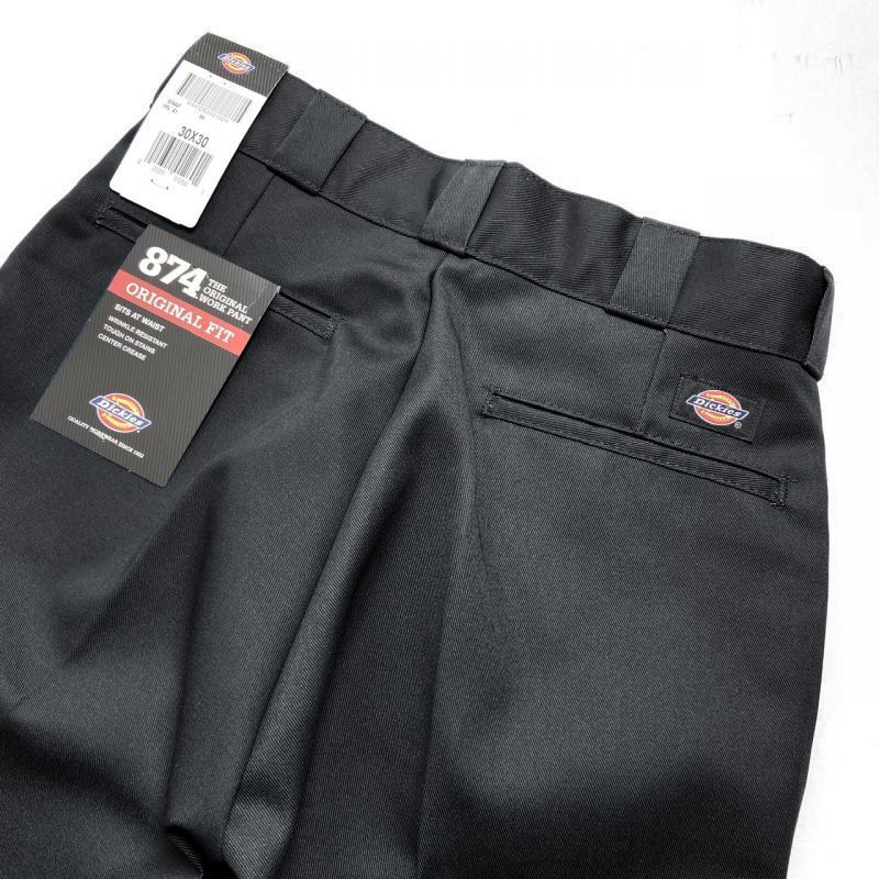 Dickies 874 Work Pants Black (BK) / ディッキーズ 874 ワークパンツ