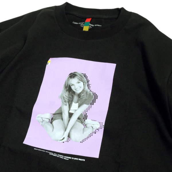 COLOR BARS Britney Spears Pop T-shirts Black / カラーバーズ ブリトニー ...