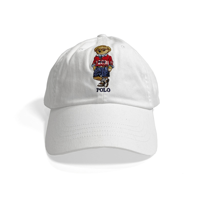 polo bear cap white