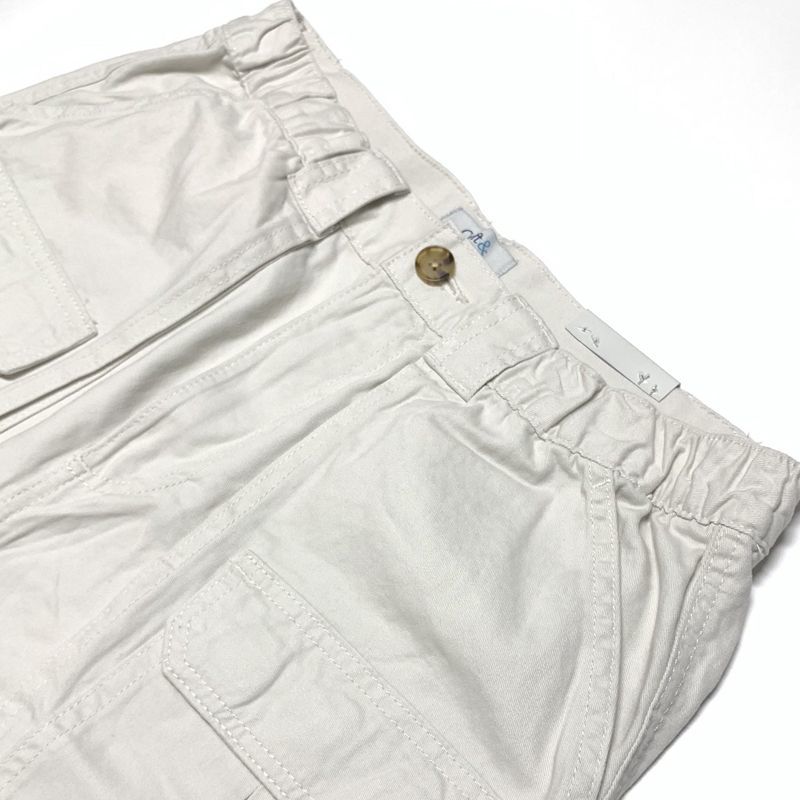 all white cargo shorts