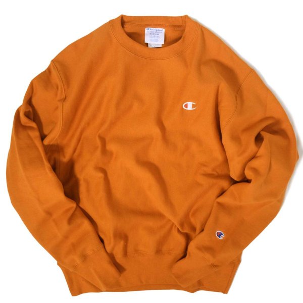 Champion Reverse Weave Crewneck Sweatshirts Gf70y Burnt Orange チャンピオン リバースウィーブ クルーネック スウェットシャツ バーント オレンジ Rawdrip