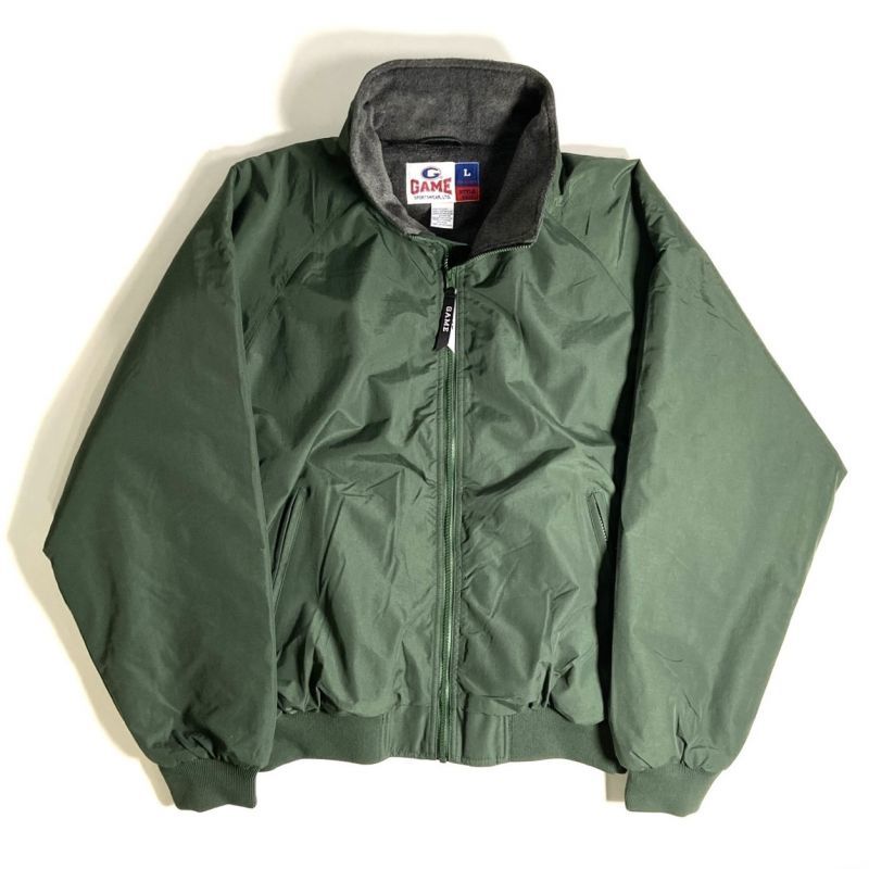 GAME Sportswear Fleece Lining Warm Up Jacket Green / ゲーム ...