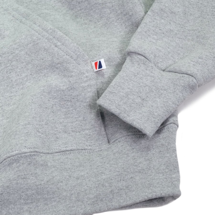 heather grey leavers hoodie