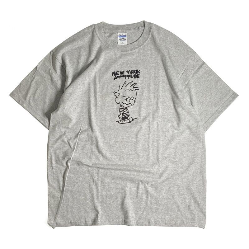 Nypd Ny Attitude T Shirts Grey ニューヨーク Tシャツ グレー Rawdrip