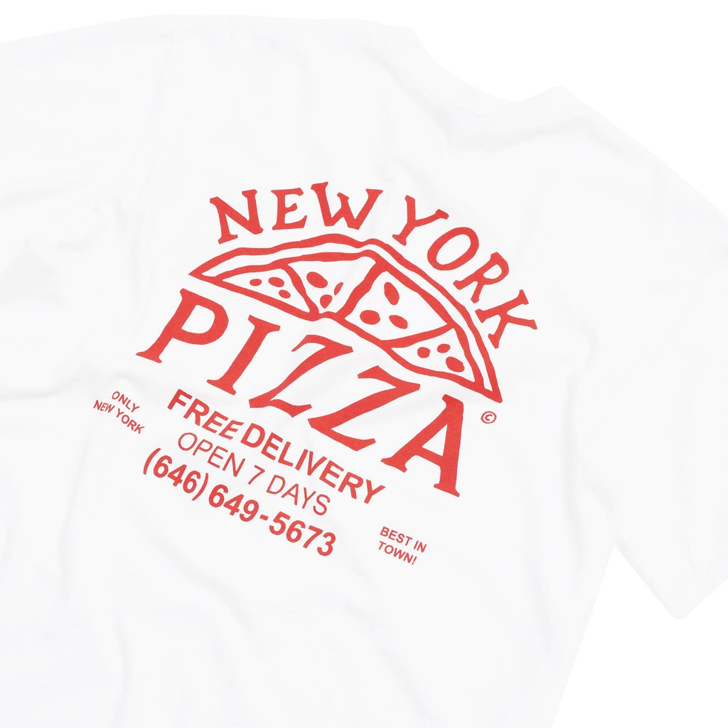 Only Ny New York Pizza T Shirt White オンリーニューヨーク Tシャツ ホワイト Rawdrip