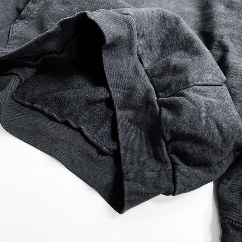 Los Angeles Apparel 14oz Garment Dye Heavy Fleece Hoodie & Pants - Vintage  Black 👤180cm (M) #losangelesapparel