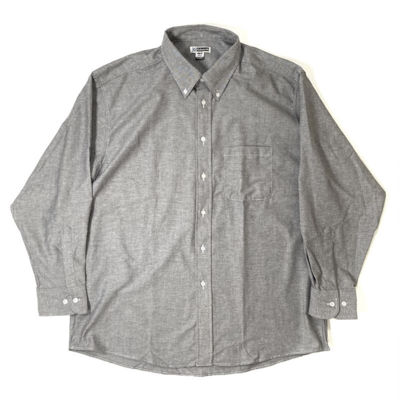Edwards Easy Care L/S Oxford Shirts Black / エドワーズ ロング ...