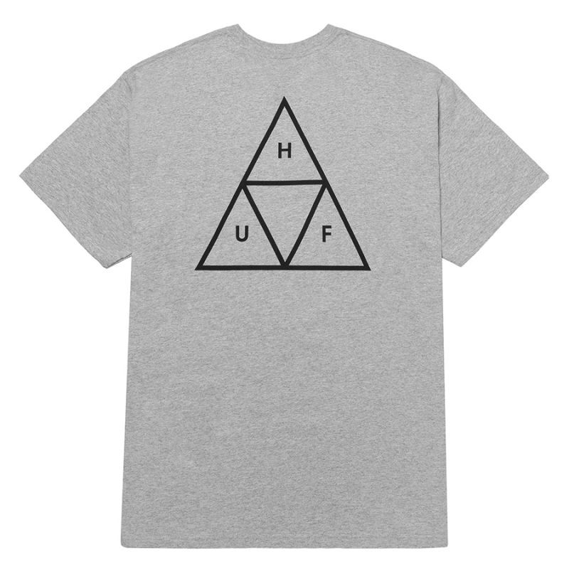 HUF Essentials TT S/S T-Shirts Athletic Grey / ハフ ショート