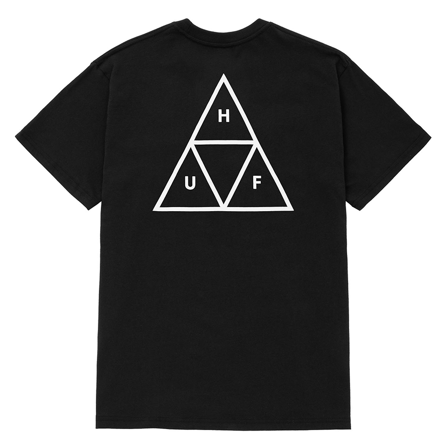HUF Essentials TT S/S T-Shirts Black / ハフ ショートスリーブ T