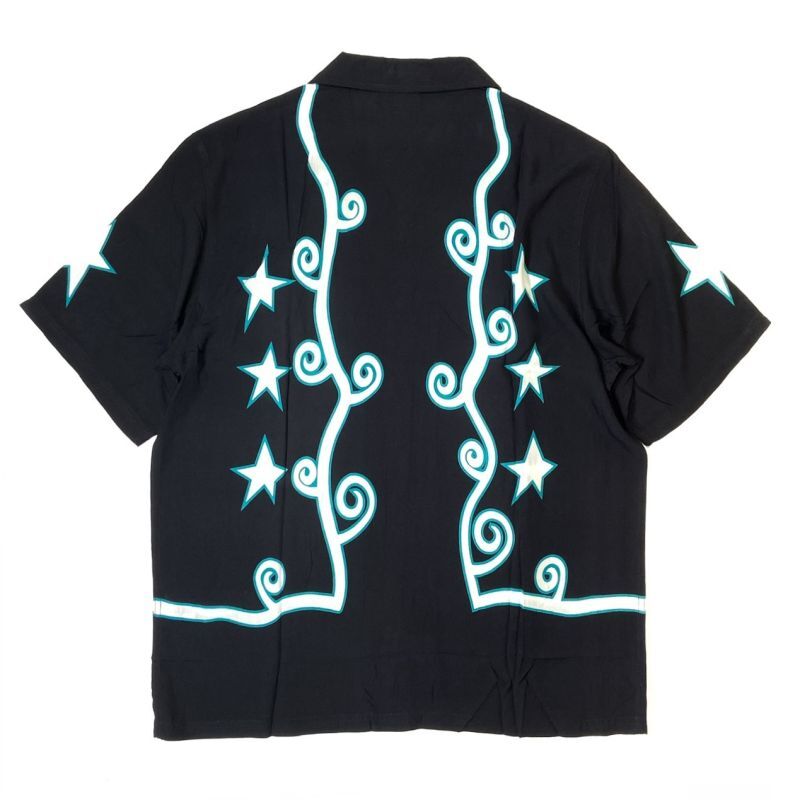 Pleasures Fury S/S Camp Shirts Black / プレジャーズ フューリー