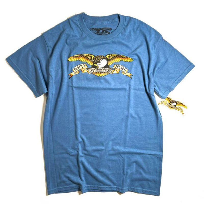 Anti Hero Eagle S S T Shirts Slate アンタイヒーロー イーグル Tシャツ スレート Rawdrip