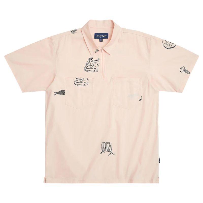 ONLY NY City Life Mechanics Shirts Dusty Rose / オンリー