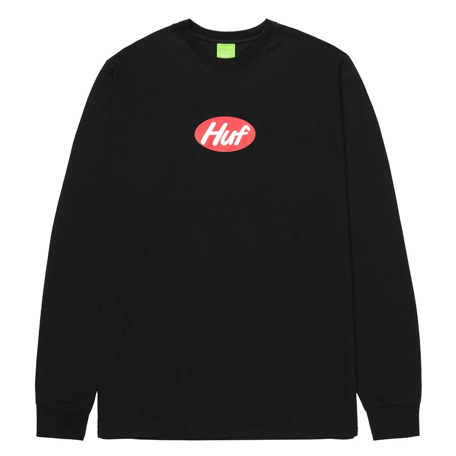 HUF Cereal Killer L/S Tee Black / ハフ シリアル キラー L/S Tシャツ