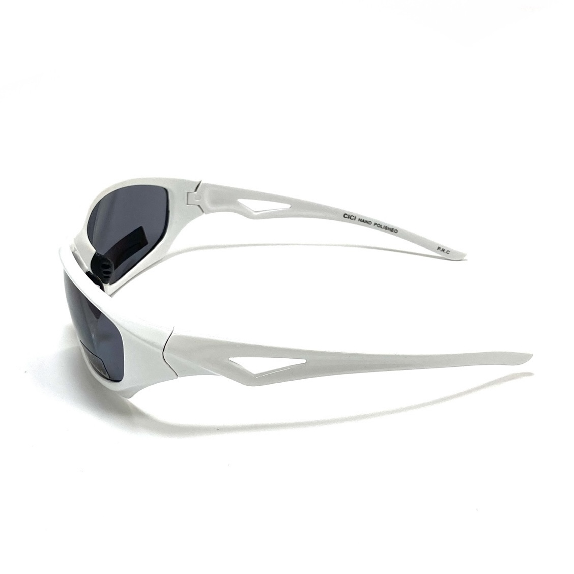 CiCi Vision NYC Sport Frame Sunglasses White / シシヴィジョン ニューヨーク スポーツフレーム サングラス  ホワイト - RAWDRIP