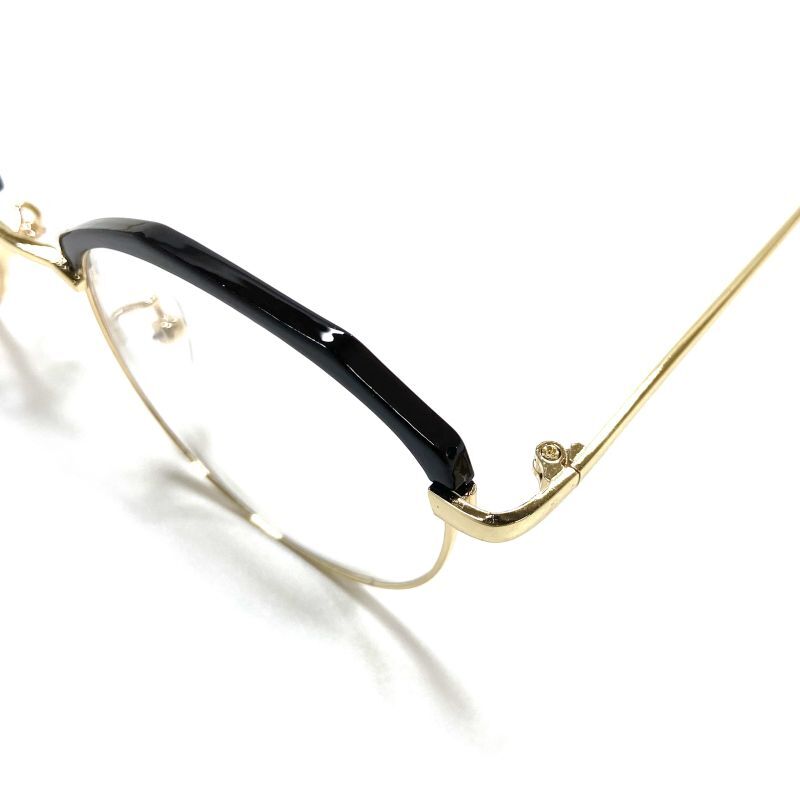 CiCi Vision NYC Half Rim Sunglasses BlackｘClear / シシヴィジョン ニューヨーク ハーフリム  サングラス ブラックｘクリア - RAWDRIP