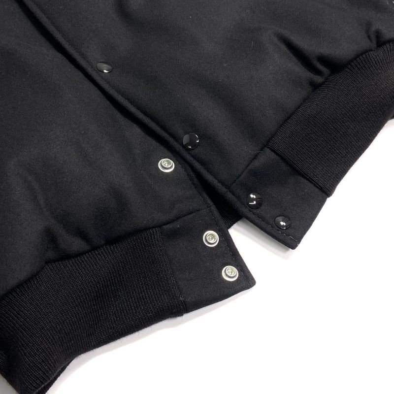 GAME Sportswear All Wool Varsity Jacket Black / ゲームスポーツ
