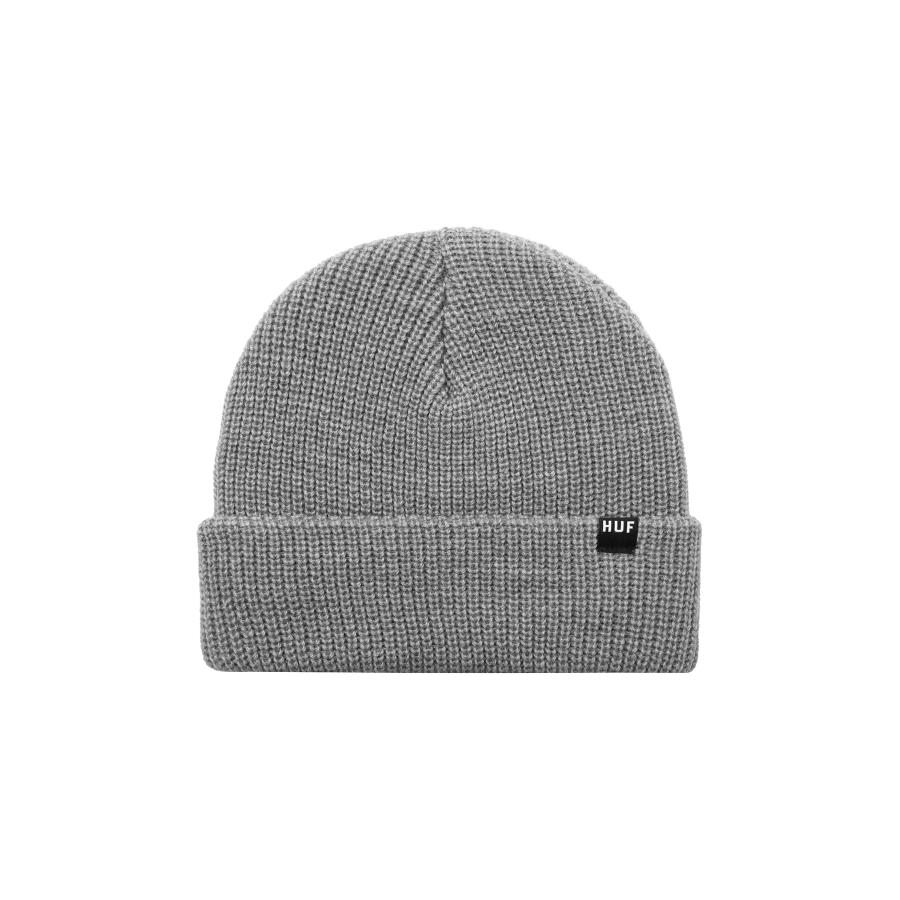 HUF Essentials Usual Beanie Grey Heather / ハフ エッセンシャル ユージュアル ビーニー グレーヘザー -  RAWDRIP