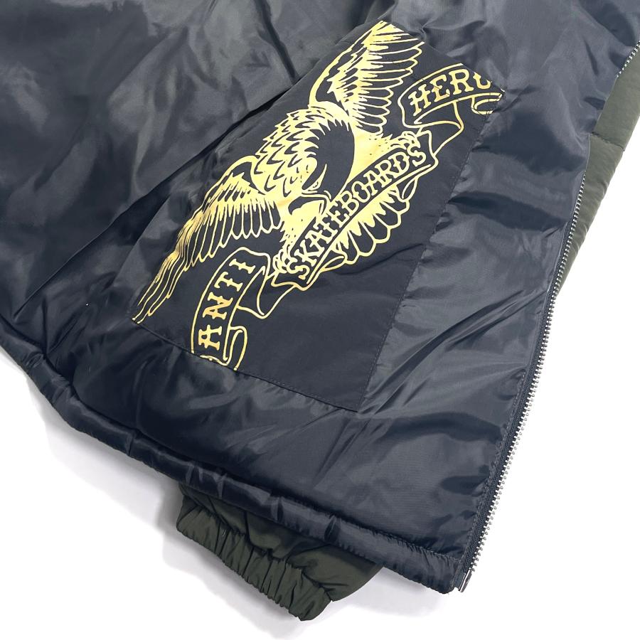 Anti Hero Basic Eagle Quilted Jacket Olive / アンタイヒーロー