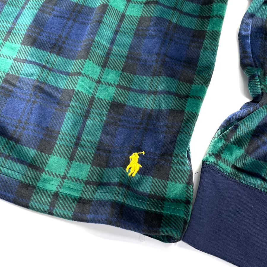 Polo Ralph Lauren Plush Velour Crew Blackwatch / ポロ ラルフ