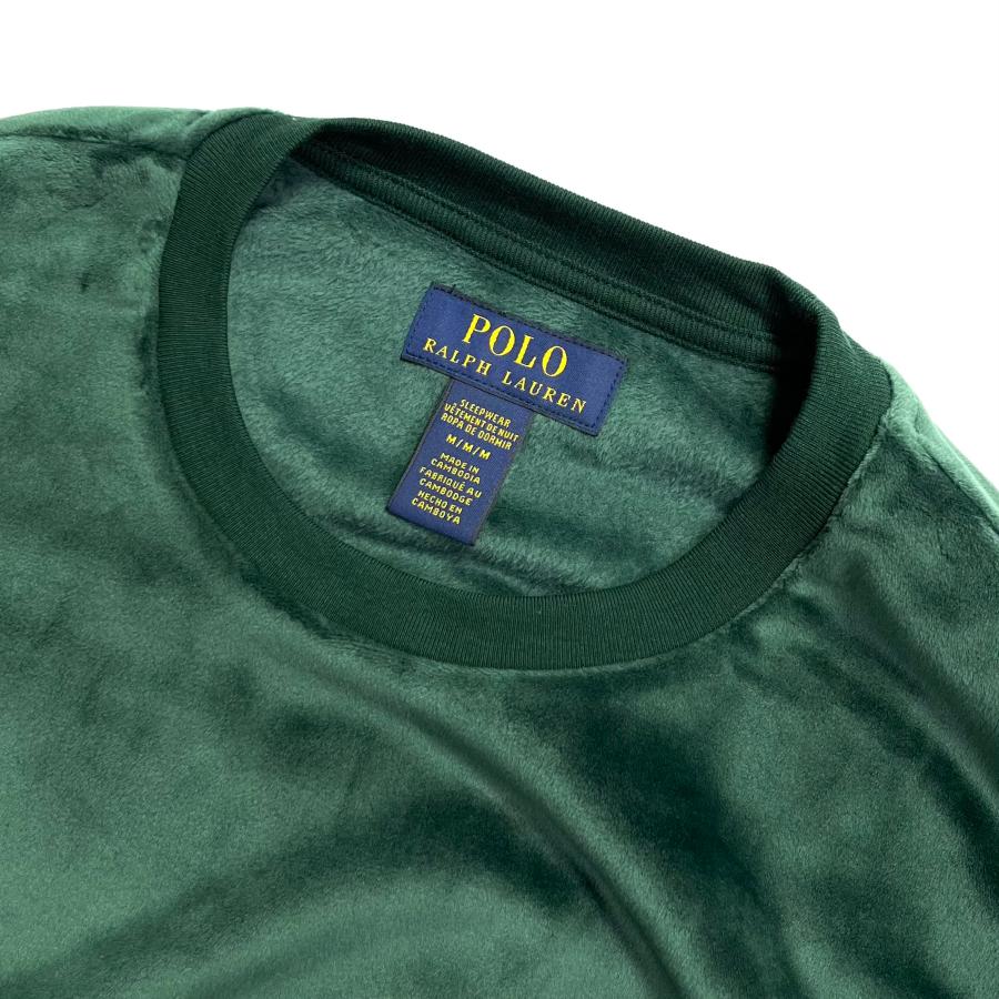 Polo Ralph Lauren Plush Velour Crew Green / ポロ ラルフローレン