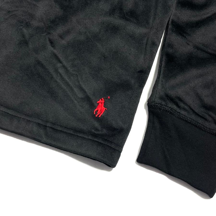 Polo Ralph Lauren Plush Velour Crew Black / ポロ ラルフローレン