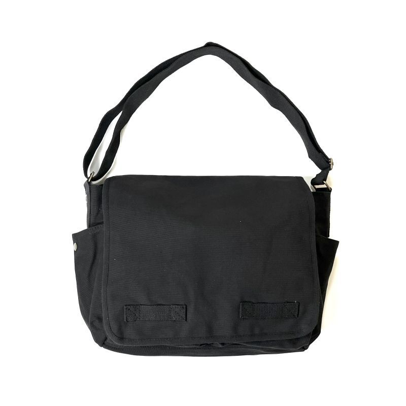 Rothco Vintage Unwashed Canvas Messenger Bag Black / ロスコ キャンバス メッセンジャーバッグ  ブラック