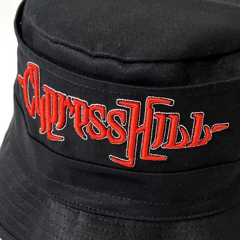 Cypress Hill Blunted Bucket Hat BlackｘRed / サイプレスヒル ブランテッド バケットハット ブラックｘレッド