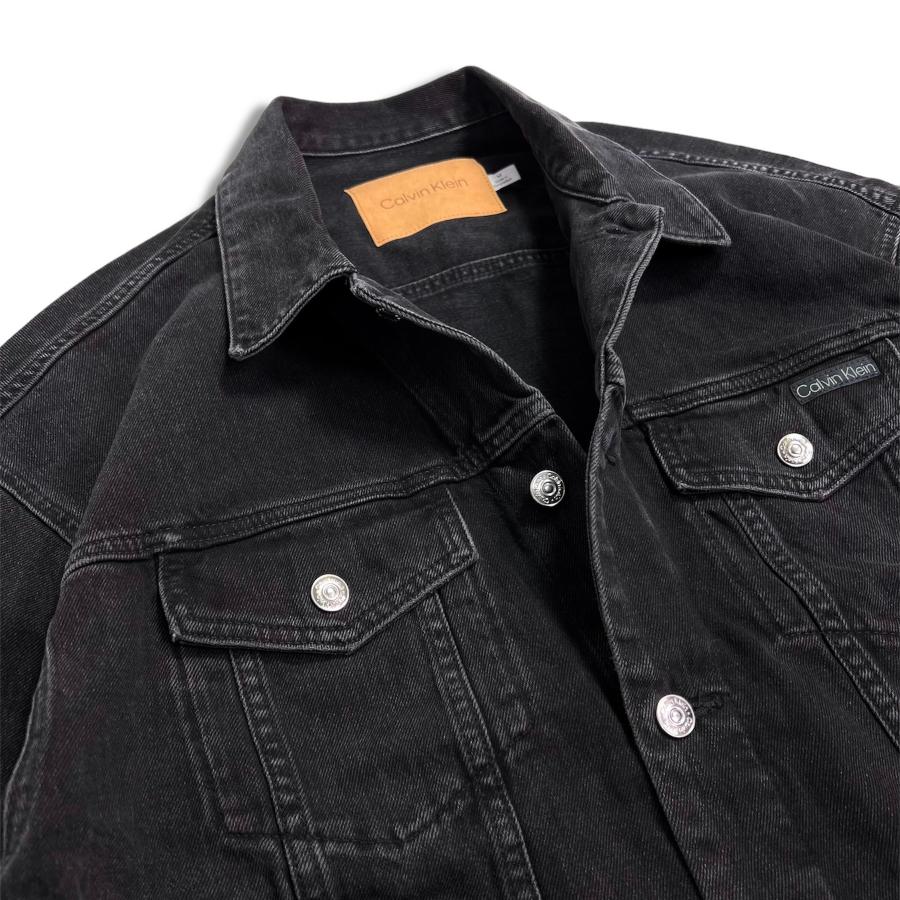 Calvin Klein Archive Essential Trucker Jacket Black