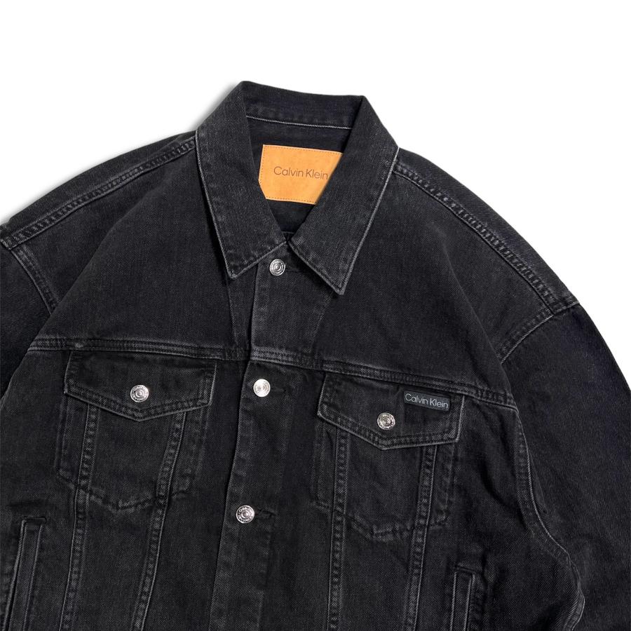 Calvin Klein Archive Essential Trucker Jacket Black