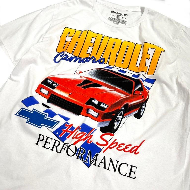 Chevrolet Camaro High Speed Performance T-Shirts White / シボレー ...