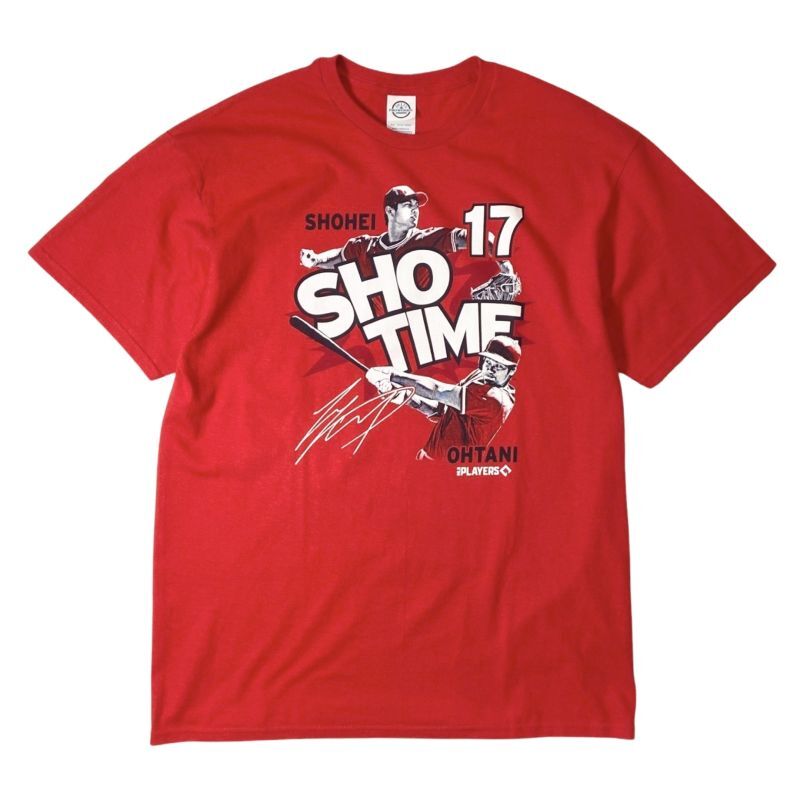 Shohei Ohtani SHOTIME T-Shirts Red / 大谷翔平 ショータイム ...
