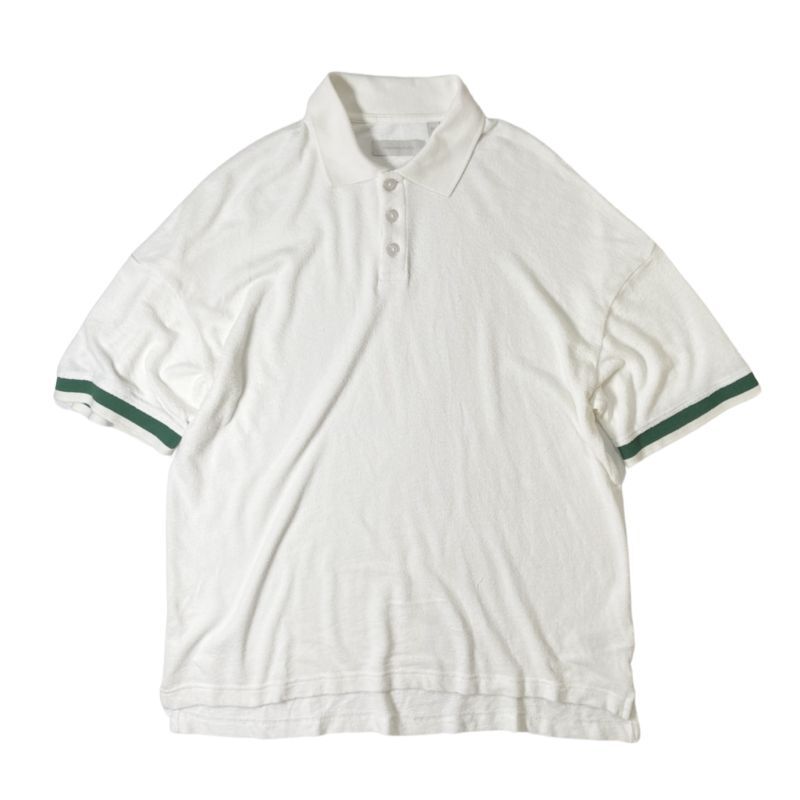 Standard Cloth S/S Pile Polo Shirts White / スタンダードクロス