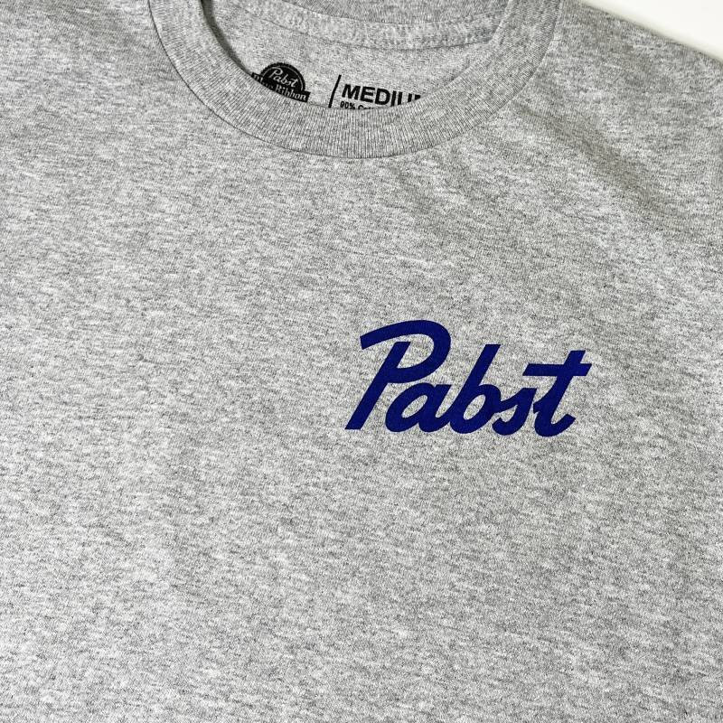 Pabst Blue Ribbon Beer T-Shirts Heather Grey / パブスト