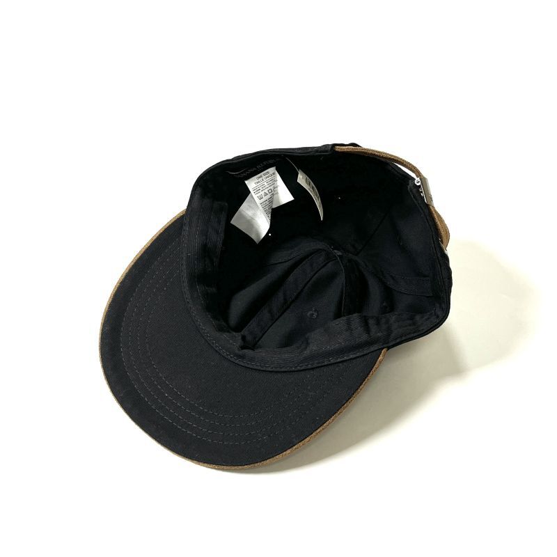 Suede 6-Panel キャップ cap スエード ブラック -