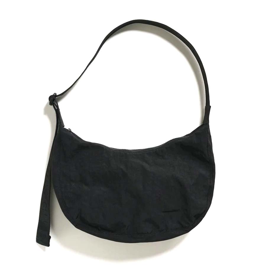 BAGGU Nylon Crescent Bag Black / バグー ナイロン クレセント