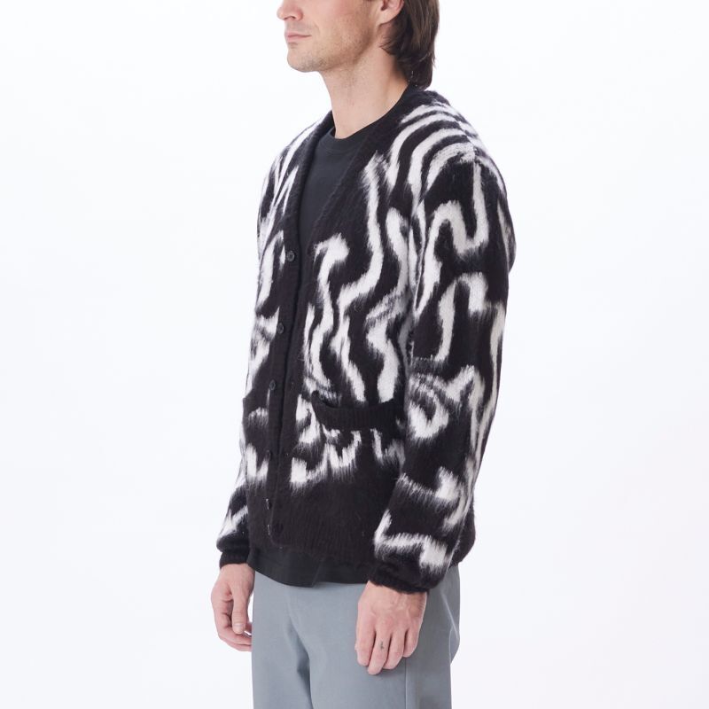 OBEY Pally Cardigan Black Multi / オベイ パリー カーディガン