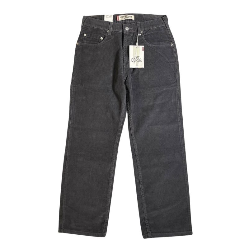 Levi's 569-1013 Loose Straight Corduroy Pants Charcoal