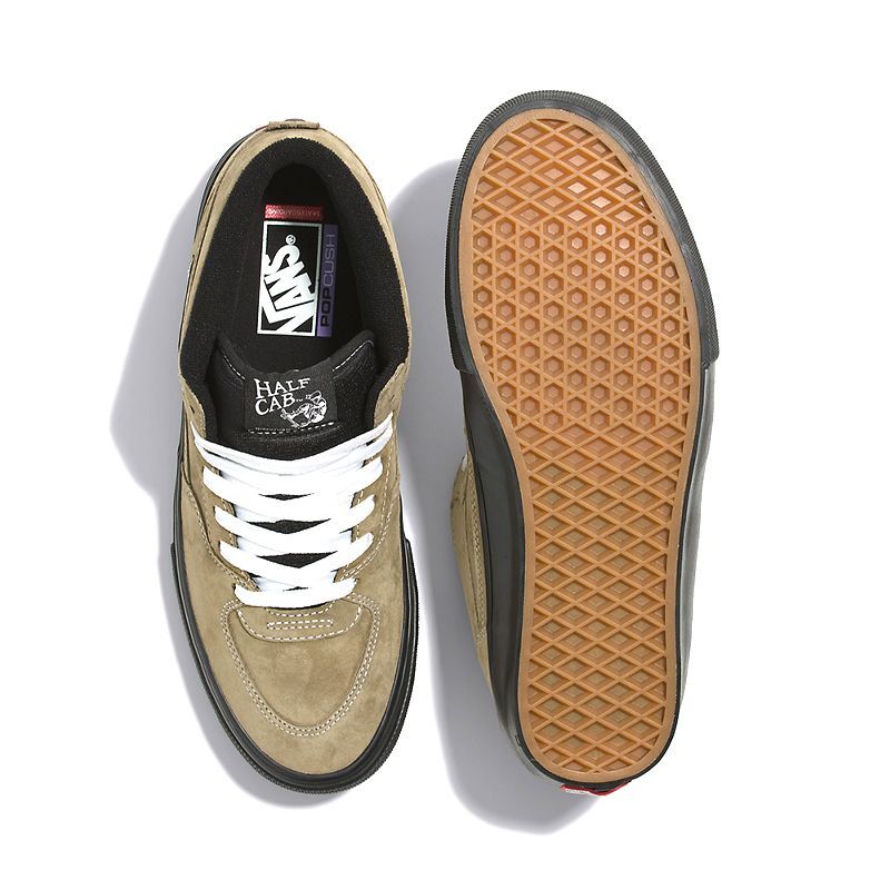 Vans Skate Harf Cab Pig Suede OliveｘBlack / ヴァンズ スケート