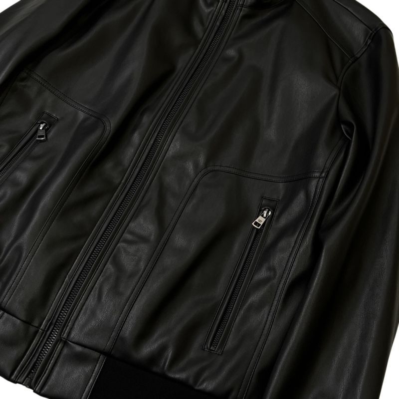 Calvin Klein Single Riders Jacket Black / カルバンクライン 