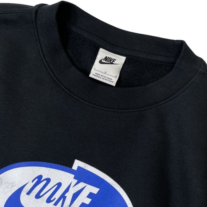 NIKE Sprit Logo Crewneck Sweat Shirts Black / ナイキ スプリット ...