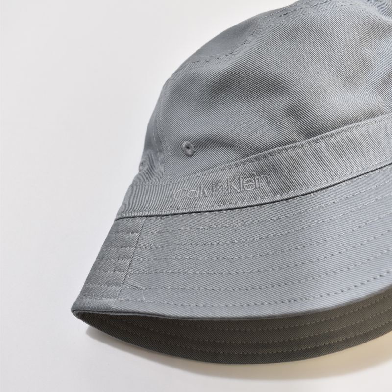 Calvin Klein Cotton Bucket Hat Grey / カルバンクライン コットン バケットハット グレー