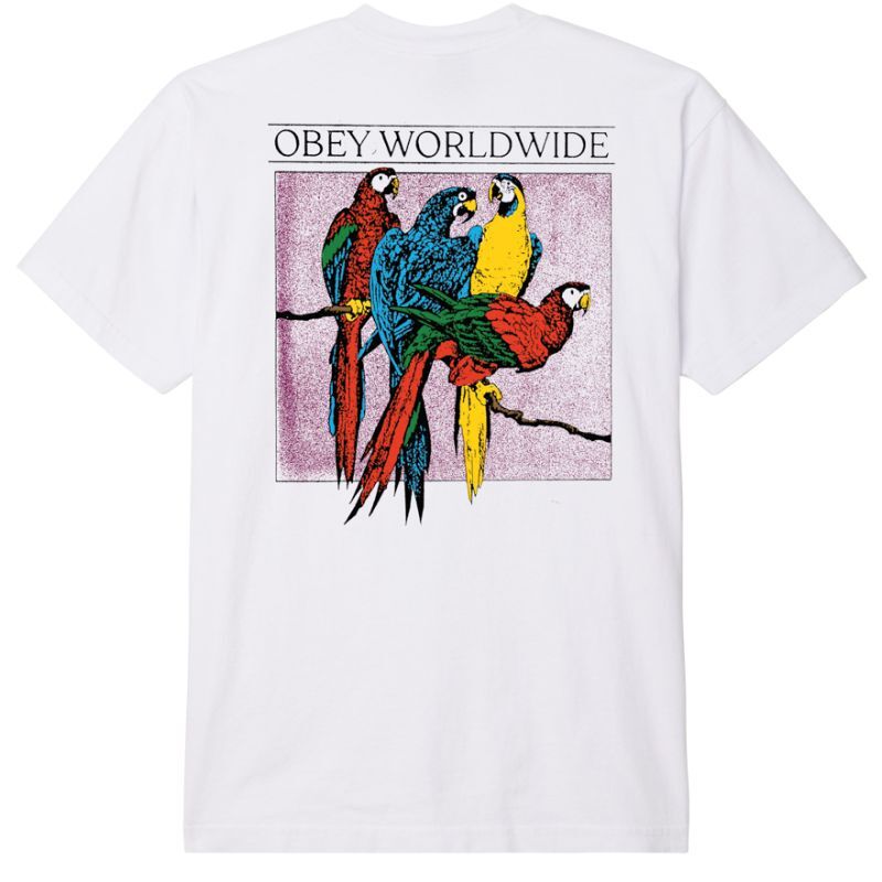 OBEY Respect S/S T-Shirts White / オベイ リスペクト Tシャツ ...
