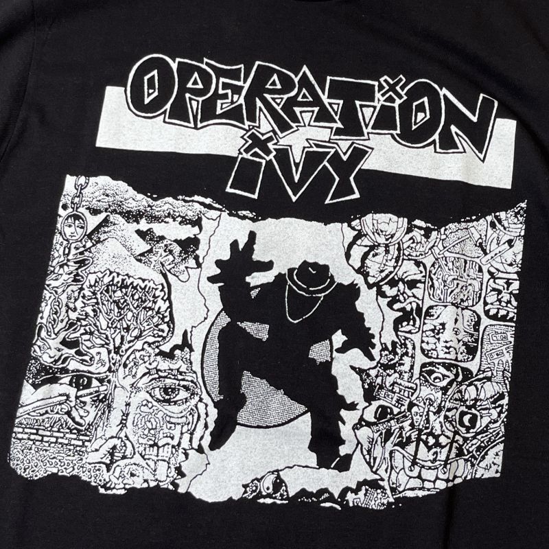 Operation Ivy S/S T-Shirts Black / オペレーション アイビー ショートスリーブ Tシャツ ブラック - RAWDRIP