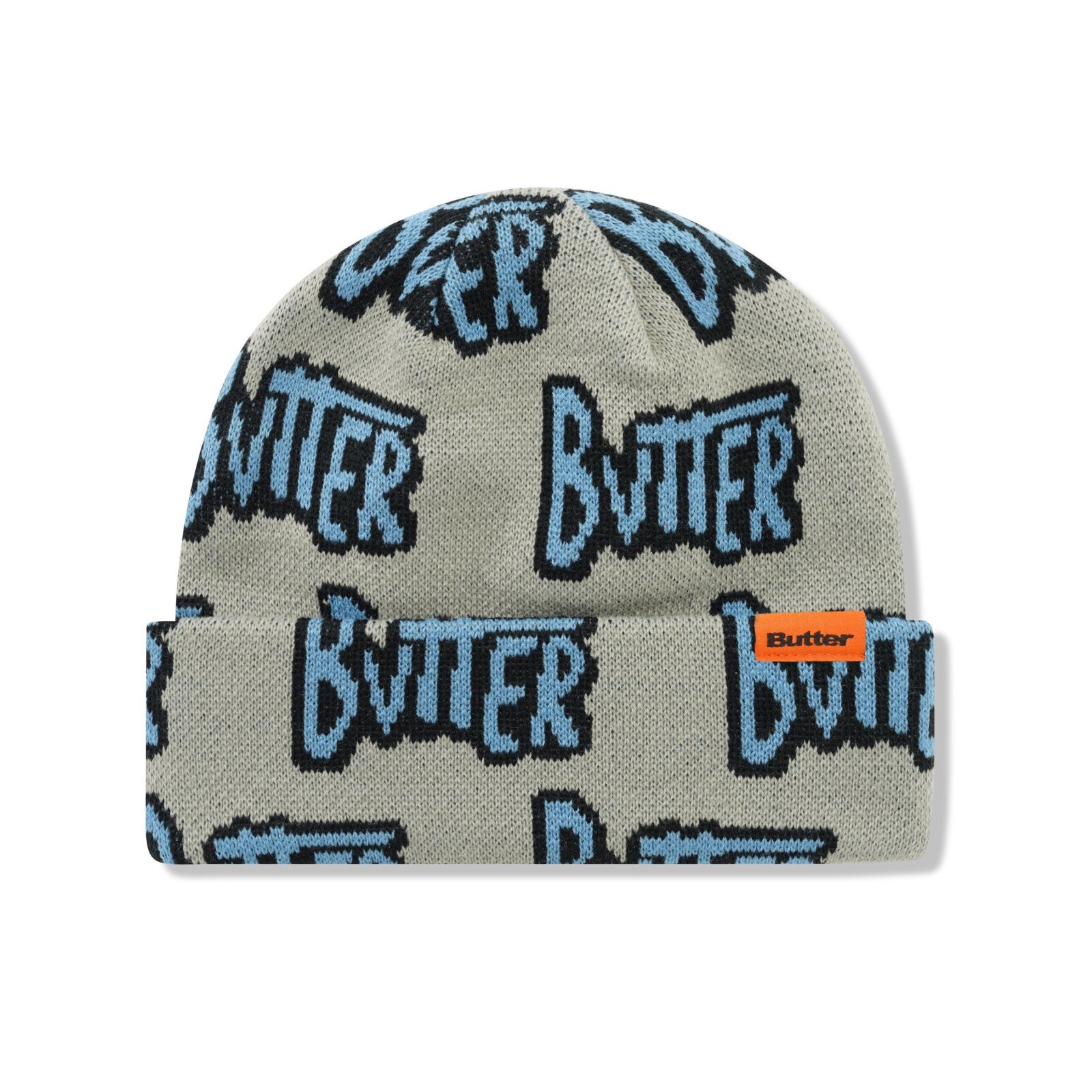 Butter Goods Sketch Cuff Beanie Pewter / バターグッズ スケッチ カフ ビーニー ニットキャップ グレー -  RAWDRIP